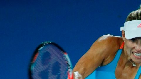 Angelique Kerber se despidió del Abierto de Australia.