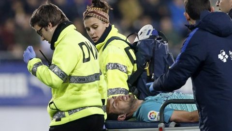 La lesión de Busquets parecía grave de inicio.