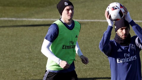 Entrenamiento del Real Madrid