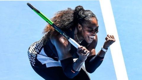 Serena dio un gran partido ante una difícil rival.