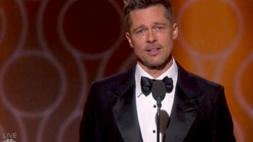 Brad Pitt reaparece por sorpresa en los Globos de Oro
