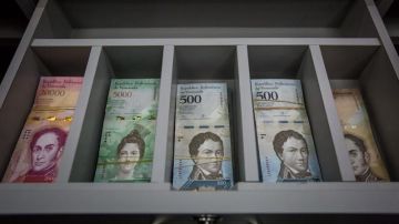 Los nuevos billetes en Venezuela.