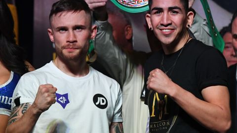 Carl Frampton v Leo Santa Cruz - Weigh-in