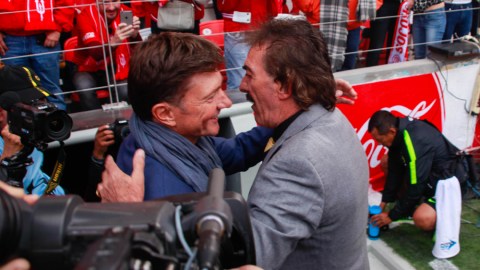 Hernan Cristante saluda a La Volpe