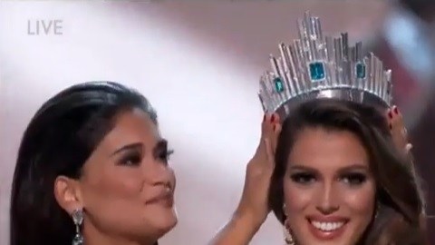 Iris Mittenaere fue la ganadora de Miss Univeros.
