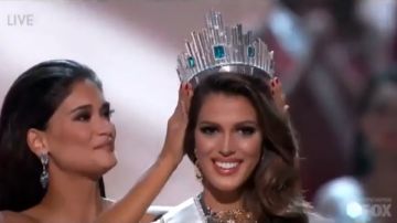 Iris Mittenaere fue la ganadora de Miss Univeros.