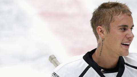 Justin Bieber NHL