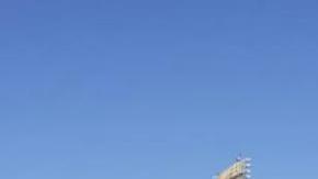 El tiro impresionante desde lo alto del Oracle Arena.