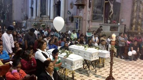 Los familiares de los menores muertos exigen justicia.