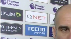 Pep Guardiola se porta evasivo