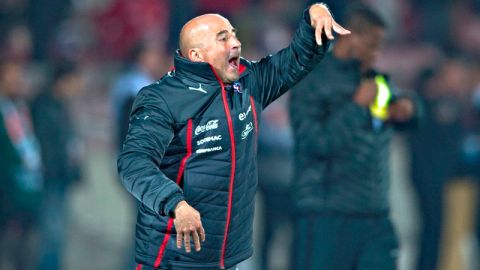 Jorge Sampaoli, el estratega que le quitó el invicto al Real Madrid.