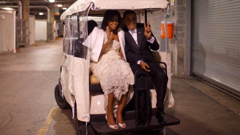 Michelle Obama y Barack Obama