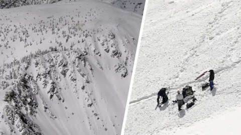 Hace solo unas semanas, un alud en el Monte Baldy de las montañas de San
Gabriel dejó tres heridos.