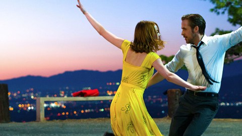 Emma Stone y Ryan Gosling en "La La Land"