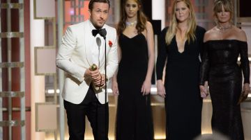 El actor de "La La Land" ganó un premio y se lo dedicó a su familia