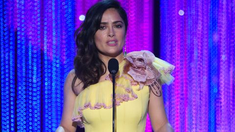 Salma Hayek durante la entrega de los premios SAG