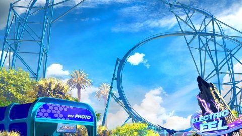 "Electric Eel", que según reveló la empresa se abrirá al público en 2018. /Cortesía de SeaWorld
