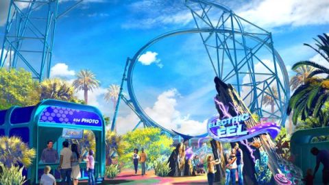 "Electric Eel", que según reveló la empresa se abrirá al público en 2018. /Cortesía de SeaWorld