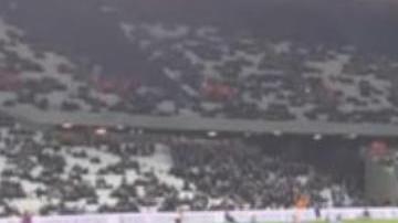 La divertida protesta se dio en el West Ham vs. Manchester City.