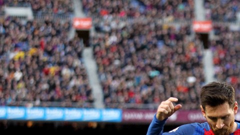 Lionel Messi marcó un golazo de tiro libre