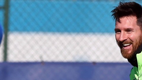Lionel Messi se prepara para enfrentar al Atleti