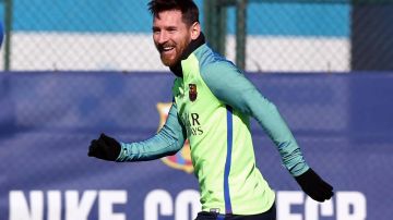 Lionel Messi se prepara para enfrentar al Atleti