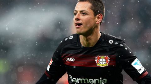 Javier "Chicharito" Hernández, delantero del Bayer Leverkusen