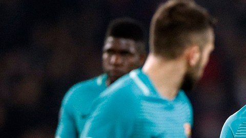 Messi se lamenta tras la derrota con el PSG