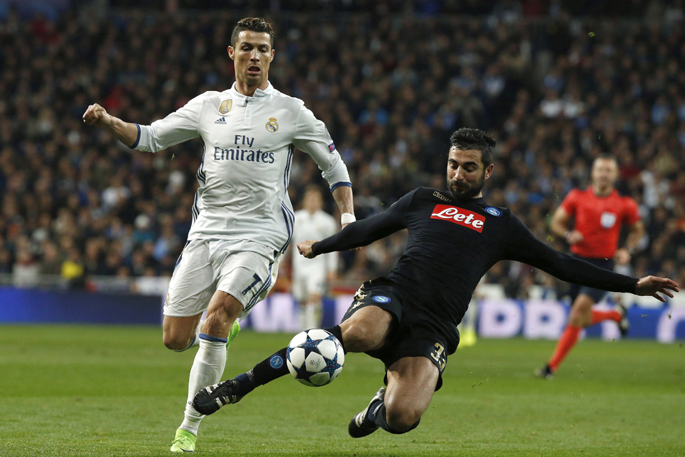 Cristiano Ronaldo acumula cinco asistencias en la actual Champions League.