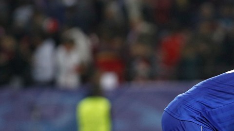 Marc Abrighton, de Leicester City, se lamenta