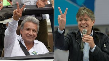 Los candidatos a la presidencia de Ecuador que se enfrentarán en la segunda vuelta son el oficialista Lenín Moreno y el opositor Guillermo Lasso.