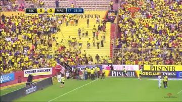 Una trifulca empañó el fútbol ecuatoriano