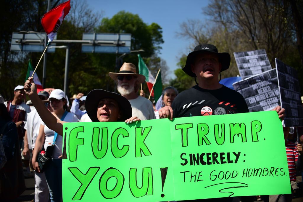 Marchan contra política migratoria de Donald Trump