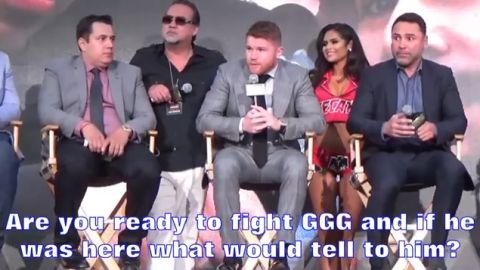 Canelo le envió un "recadito" a GGG