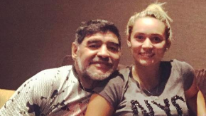 Diego Maradona y Rocío Oliva.