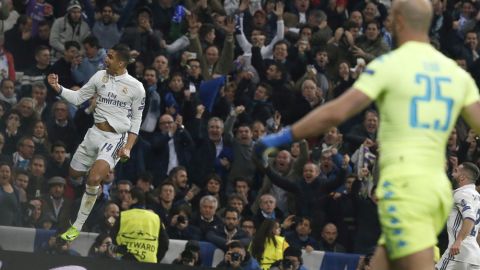 Casemiro logró un golazo