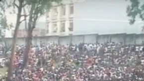 Estampida en un partido de fútbol en Angola