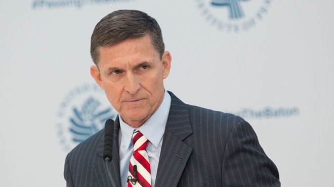 Flynn apenas duró 24 días en el cargo. 