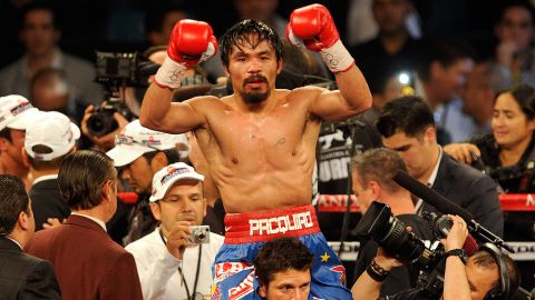 Manny Pacquiao pide votar por su próximo rival