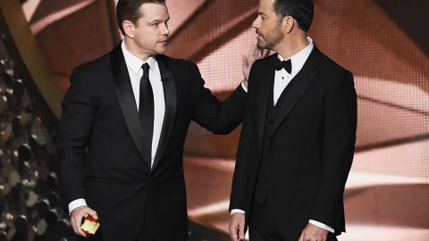 Jimmy Kimmel y Matt Damon