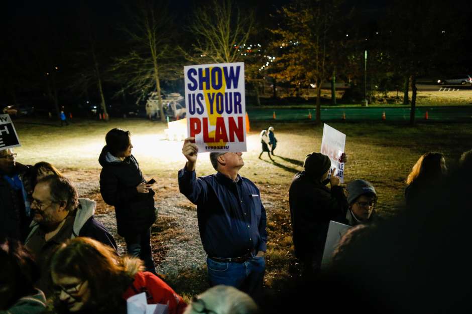Protesta en Branchburg, Nueva Jersey. (Eduardo Muñoz Álvarez/ AFP/Getty Images)