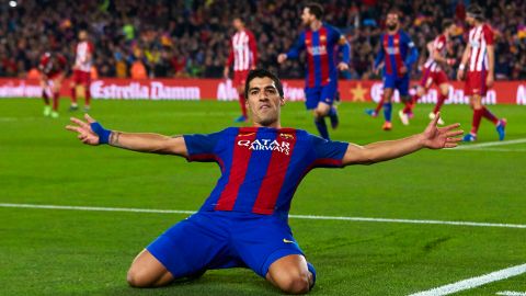 Luis Suárez fue clave en el empate del Barcelona