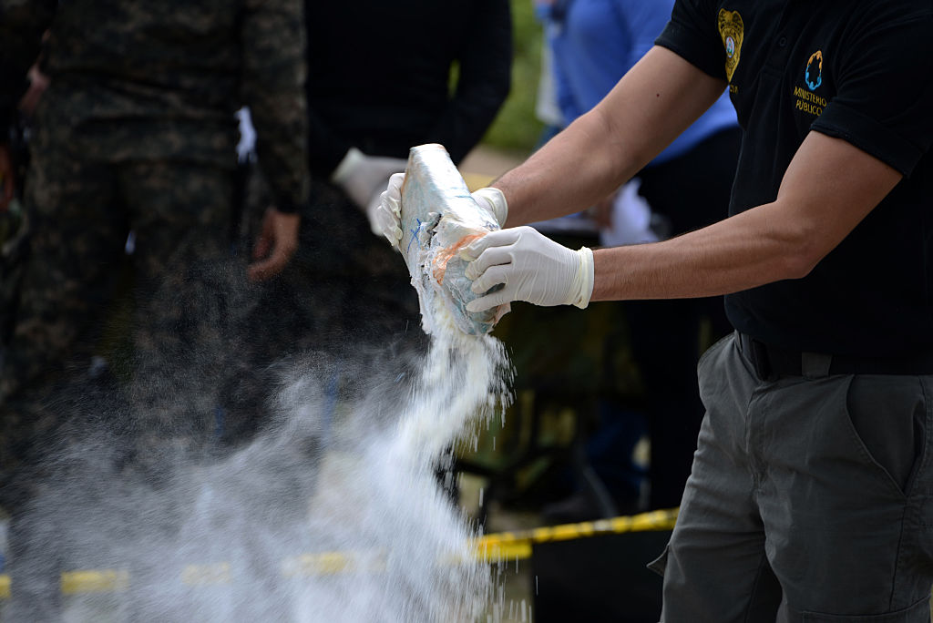 El Salvador es parte de una ruta internacional de tráfico de cocaína. ORLANDO SIERRA/AFP/Getty Images