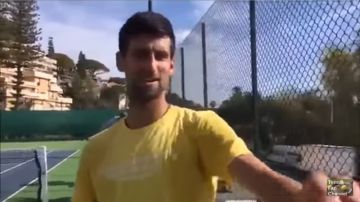 Novak Djokovic fue reprendido por su esposa Jelena.