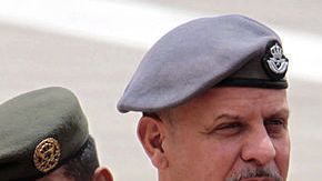 Jordan's Prince Faisal (L), Army's head
