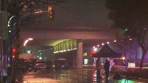 Los agentes tiraron a matar al hombre sobre la avenida Centinela en Santa Monica.