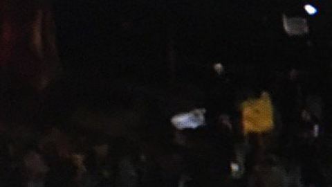 Cientos de activistas se dejaron ir a las calles de Los Ángeles para protestar las redadas.