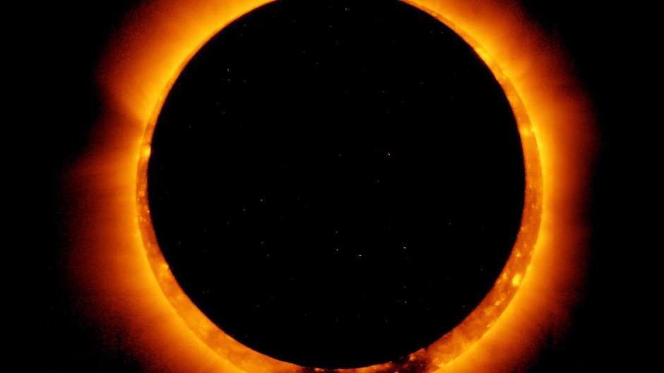 La luna estará rodeada por un "anillo de fuego". AFP/Getty Images