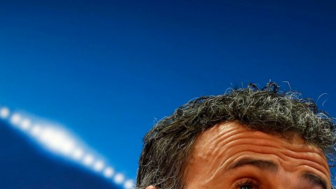 Luis Enrique, técnico del Barcelona
