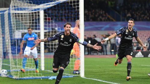 Sergio Ramos, el héroe merengue que liquidó al Nápoli.
